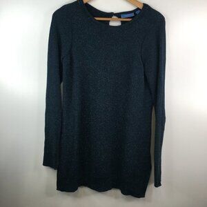 Simple Vera Vera Wang sweater Green with Blue Sparkles Size S